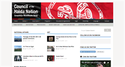 Desktop Screenshot of haidanation.ca